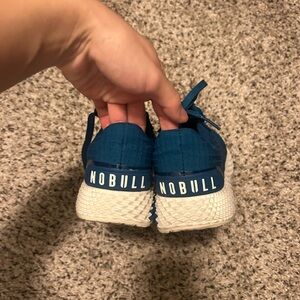 NOBULL Kids Sneakers in Blue and White